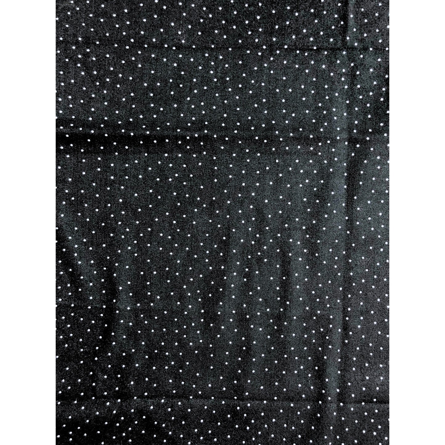 Apparel Fabric, Black with White Polka Dot Fabric, Sewing, little black dress fabric