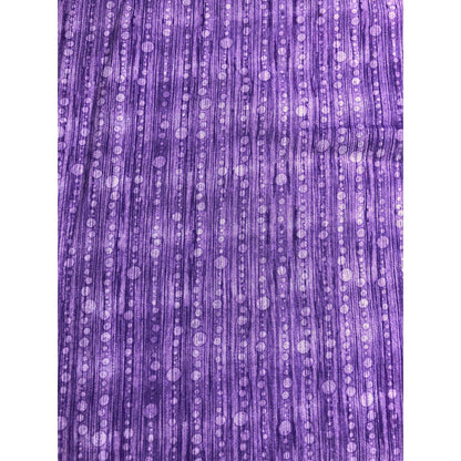 Purple fabric, sewing, quilting,  100% cotton, remnant fabric, purple bubble fabric, purple stripe fabric, Joann Fabrics