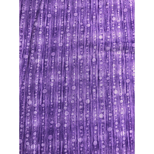 Purple fabric, sewing, quilting,  100% cotton, remnant fabric, purple bubble fabric, purple stripe fabric, Joann Fabrics