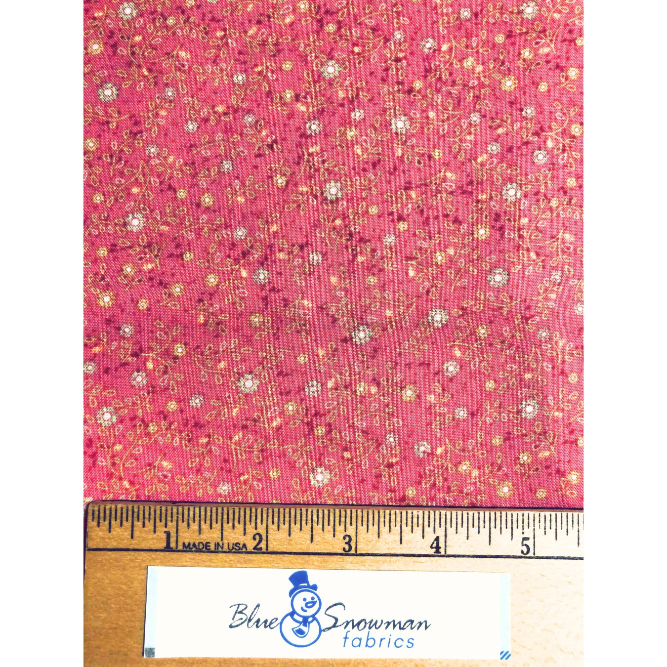 Picked Sweet pink floral fabric, sewing, quilting,  100% cotton, Haskamp, small floral, fabric for girls