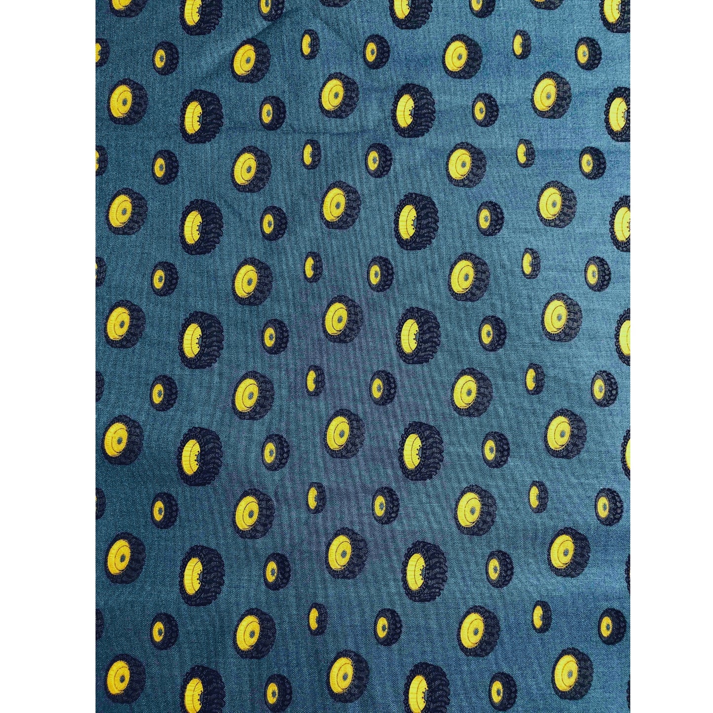 Riley Blake Licensed CAT tire Fabric 100% Cotton Fabric, Sewing, quilting fabric, fabric for men, tractor fabric, Caterpillar Construction