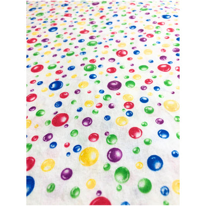 Colorful Bubble Fabric, sewing, crafting fabric, quilting fabric, fabric for kids, circle fabric, polka dot fabric, fun fabric