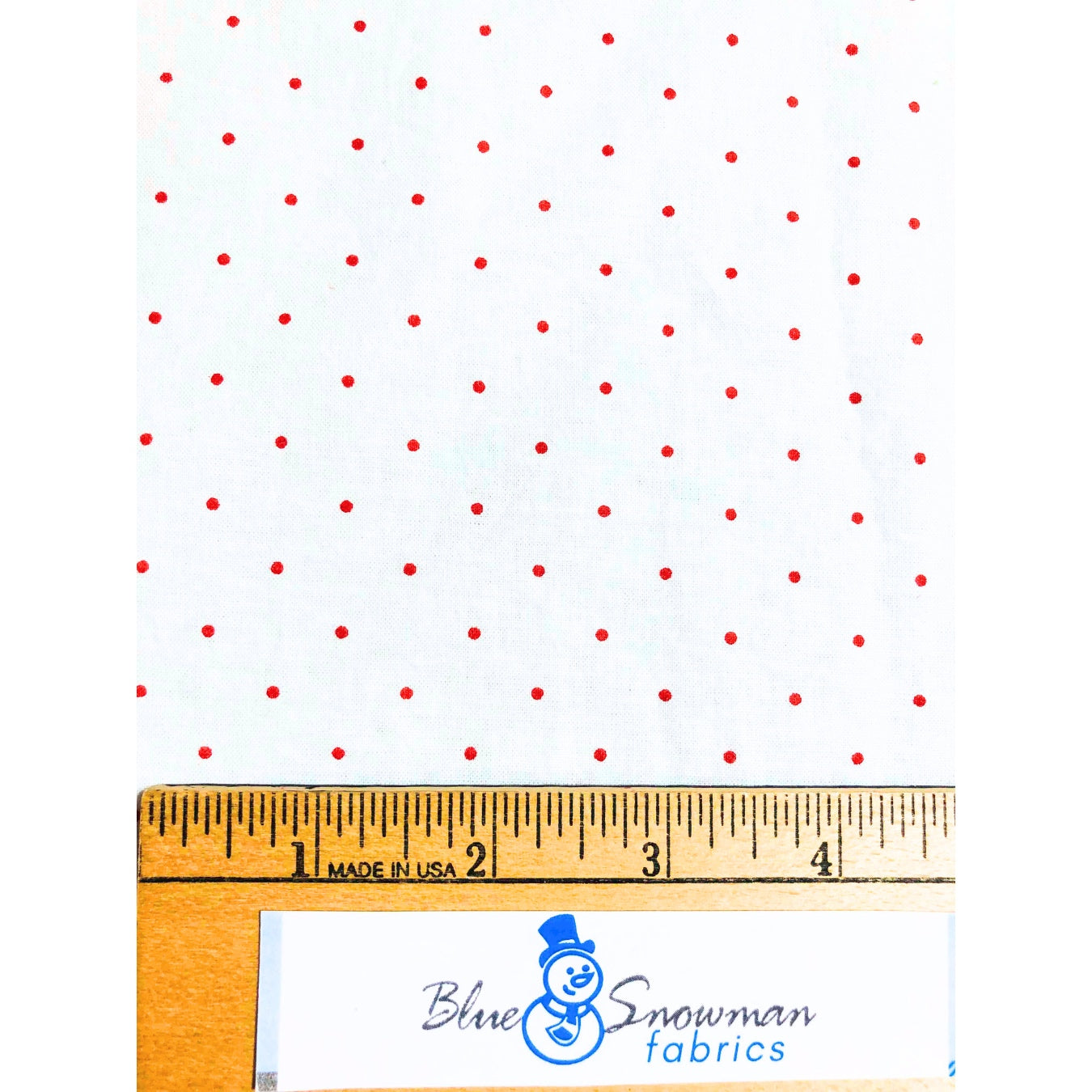 Small Red Polka Dots on White, Valentine Fabric, Sewing, quilting fabric, 100% Cotton Fabric, Polka Dot Fabric