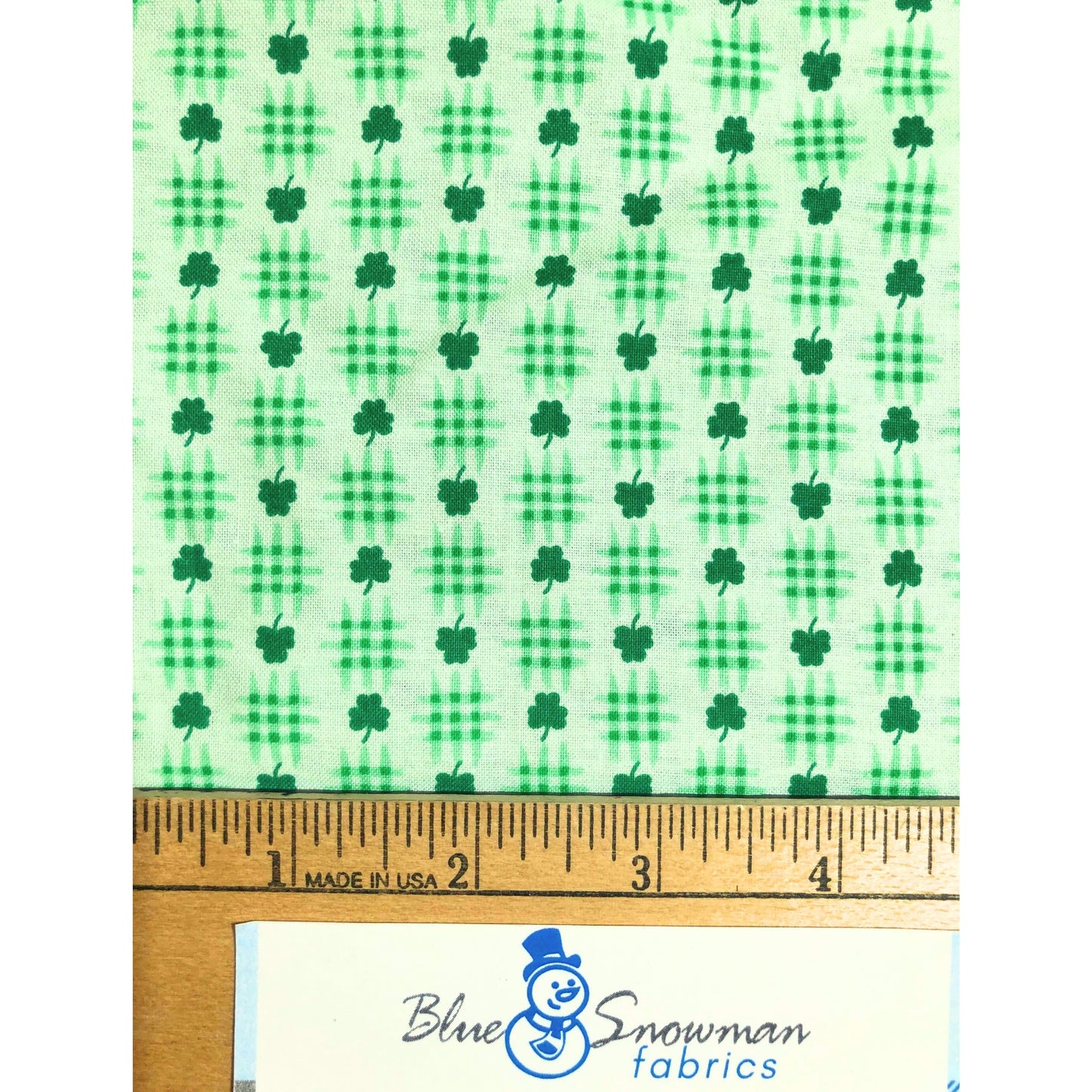 Vintage Fabric Traditions Small Shamrock Fabric, Sewing, quilting fabric, 100% Cotton Fabric, OOP fabric, St Patrick's Day fabric