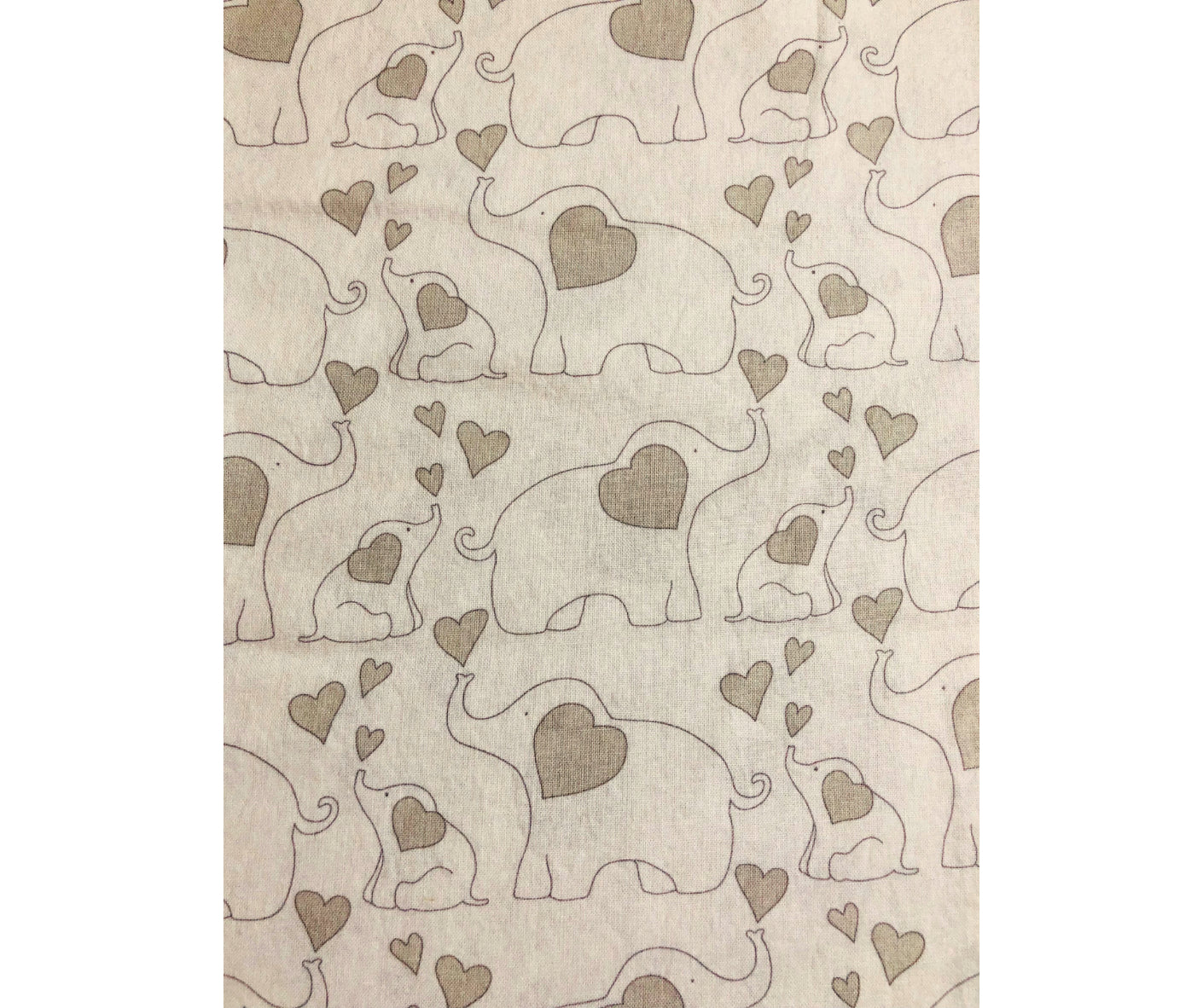 Elephant Fabric by the Yard, 100% Cotton, nursery decor fabric, sewing, children's fabric, gender neutral nursery fabric, Susan Winget