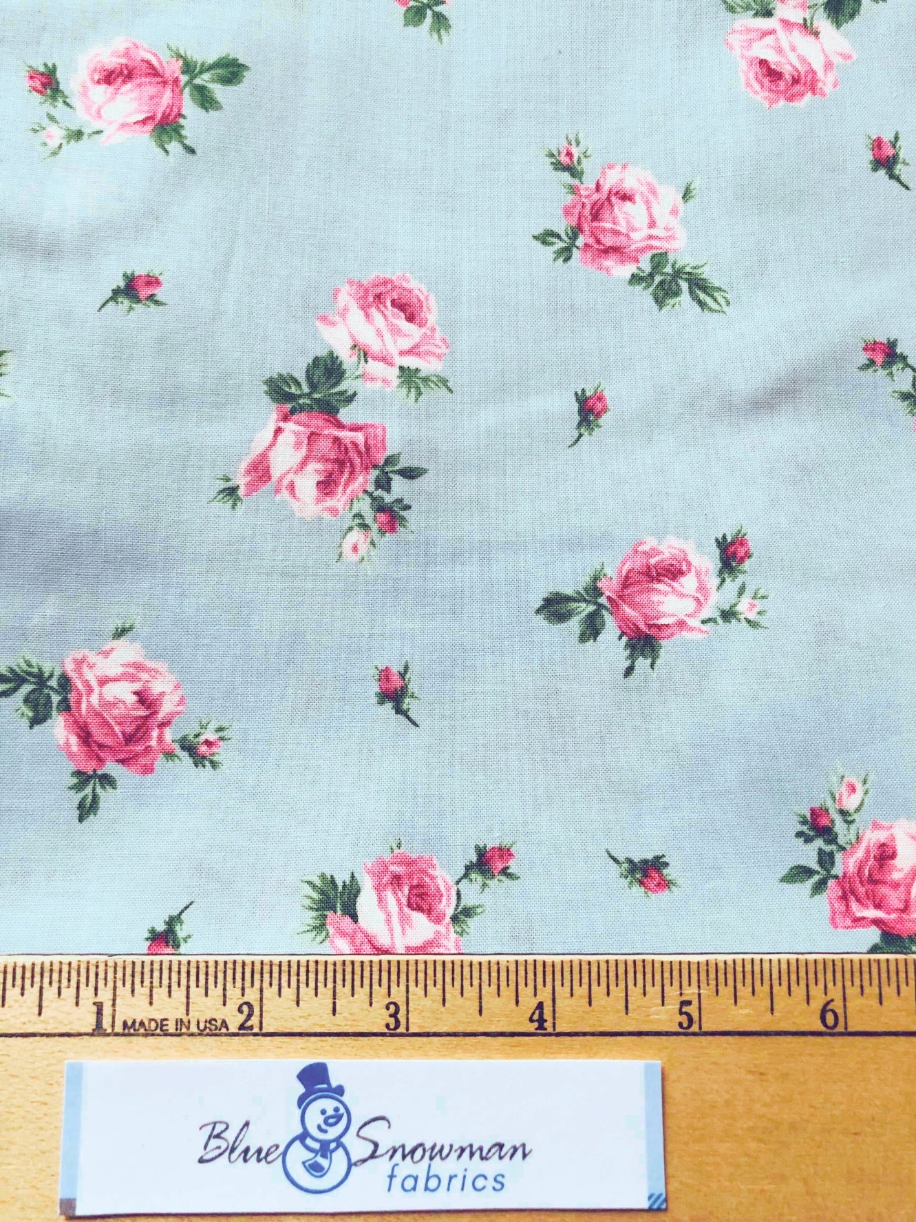 Boundless Fabrics Rosette Floral 100% Cotton, quilting fabric, Sewing, shabby chic fabric by the yard