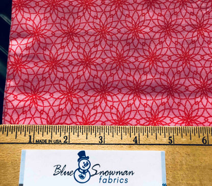 Fabric Traditions Spirograph Design on Pink 100%Cotton Fabric,  Sewing, quilting fabric, fabric by the yard, geometric design fabric