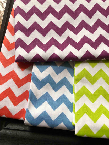 Riley Blake Chevron 100%Cotton Fabric,  Sewing, quilting fabric, fabric by the yard, geometric design fabric, chevron fabric