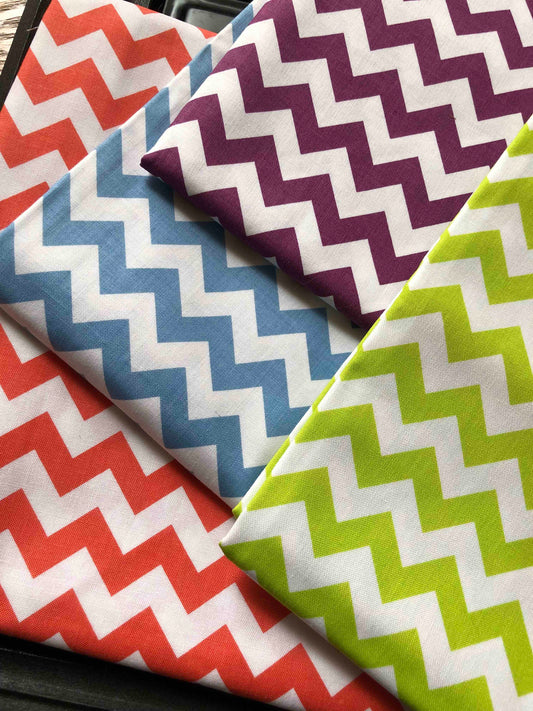 Riley Blake Chevron 100%Cotton Fabric,  Sewing, quilting fabric, fabric by the yard, geometric design fabric, chevron fabric