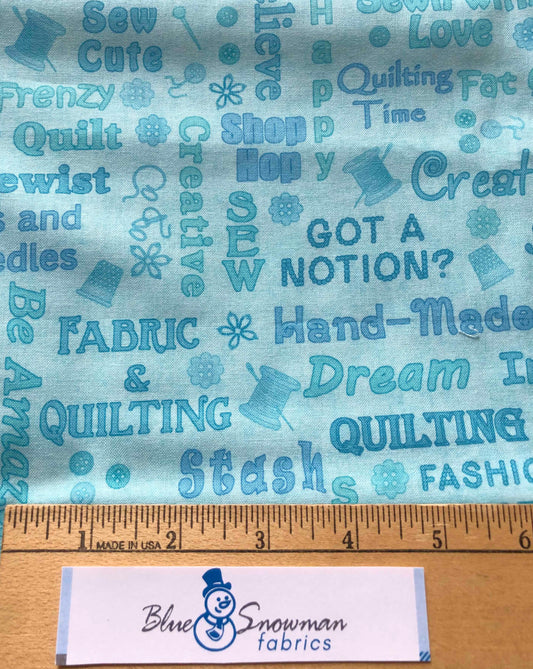 Sewing Theme Fabric, 100%Cotton Fabric,  Sewing, quilting fabric, fabric by the yard, Quilting, Fat Quarter, novelty fabric