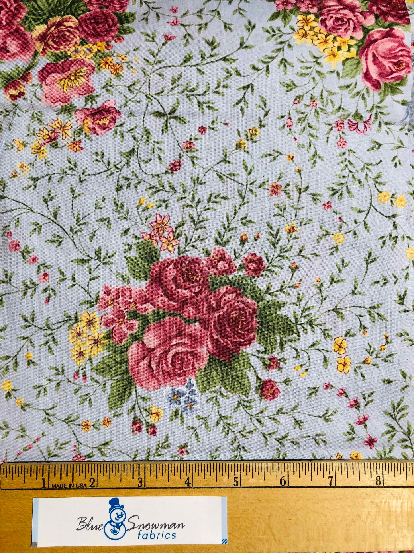 Quilter's Garden Floral Fabric 100% Cotton Fabric, Sewing, quilting fabric, fabric by the yard, shabby chic fabric, Cherry Creek