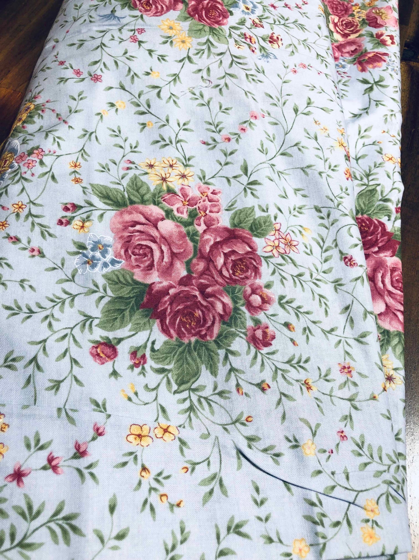 Quilter's Garden Floral Fabric 100% Cotton Fabric, Sewing, quilting fabric, fabric by the yard, shabby chic fabric, Cherry Creek