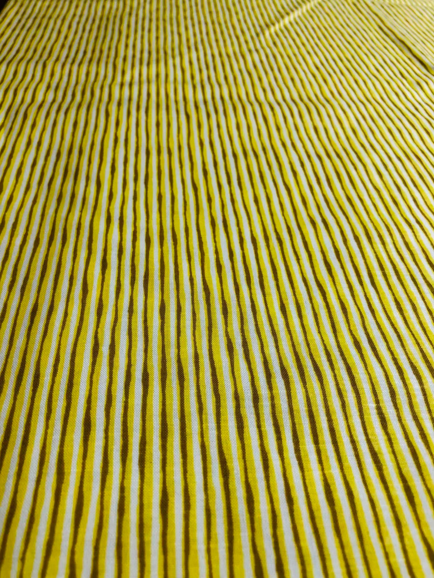 MDG Yellow Striped Fabric 100%Cotton,  Sewing, quilting fabric, fabric by the yard, Marshall Dry Goods