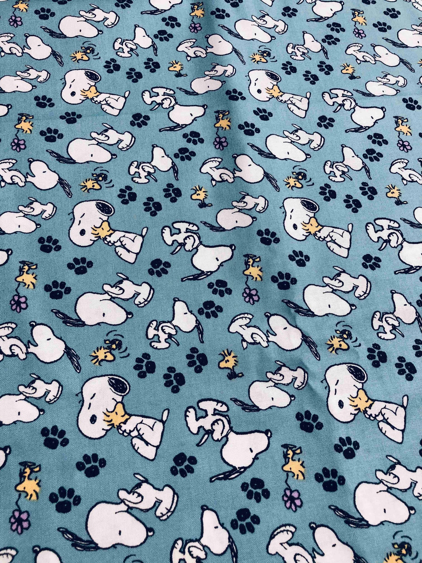 Licensed Peanuts Fabric, Snoopy, sewing fabric, quilting, fabric by the half yard, 100% Cotton, Music fabric, fabric for kids