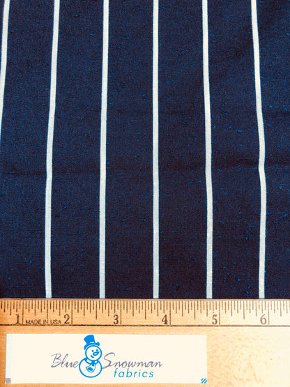 Decor Fabric, Navy Blue with White Stripe Fabric 100% Cotton Fabric, Sewing, blue stripe, blue fabric, patio furniture, pillow fabric