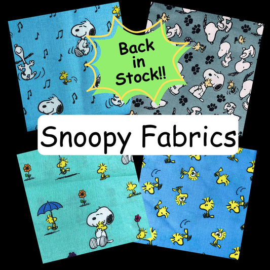 Licensed Peanuts Fabric, Snoopy, sewing fabric, quilting, fabric by the half yard, 100% Cotton, Music fabric, fabric for kids