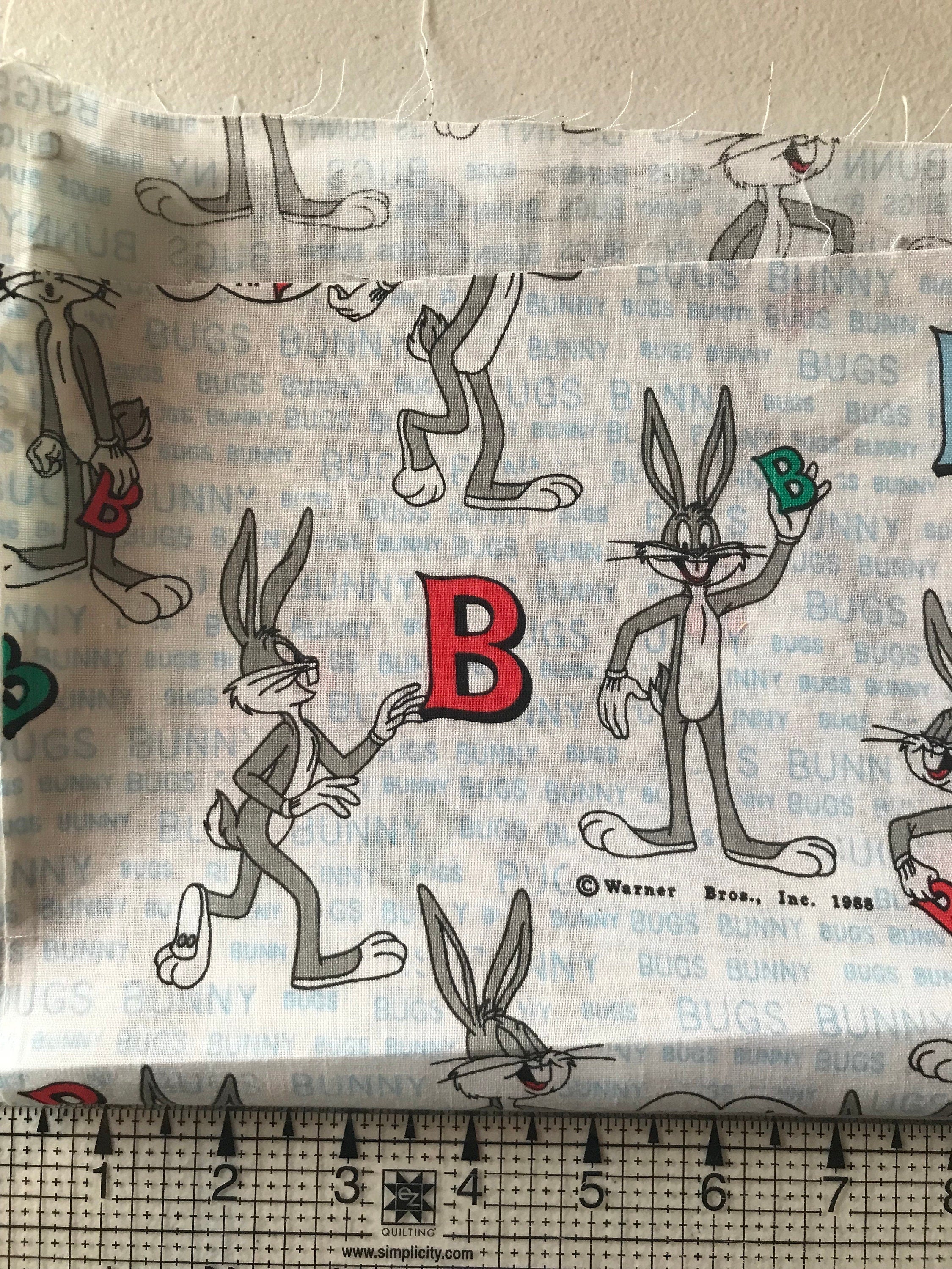 Vintage Looney Tunes deals Loveables Quilting Fabric 1994