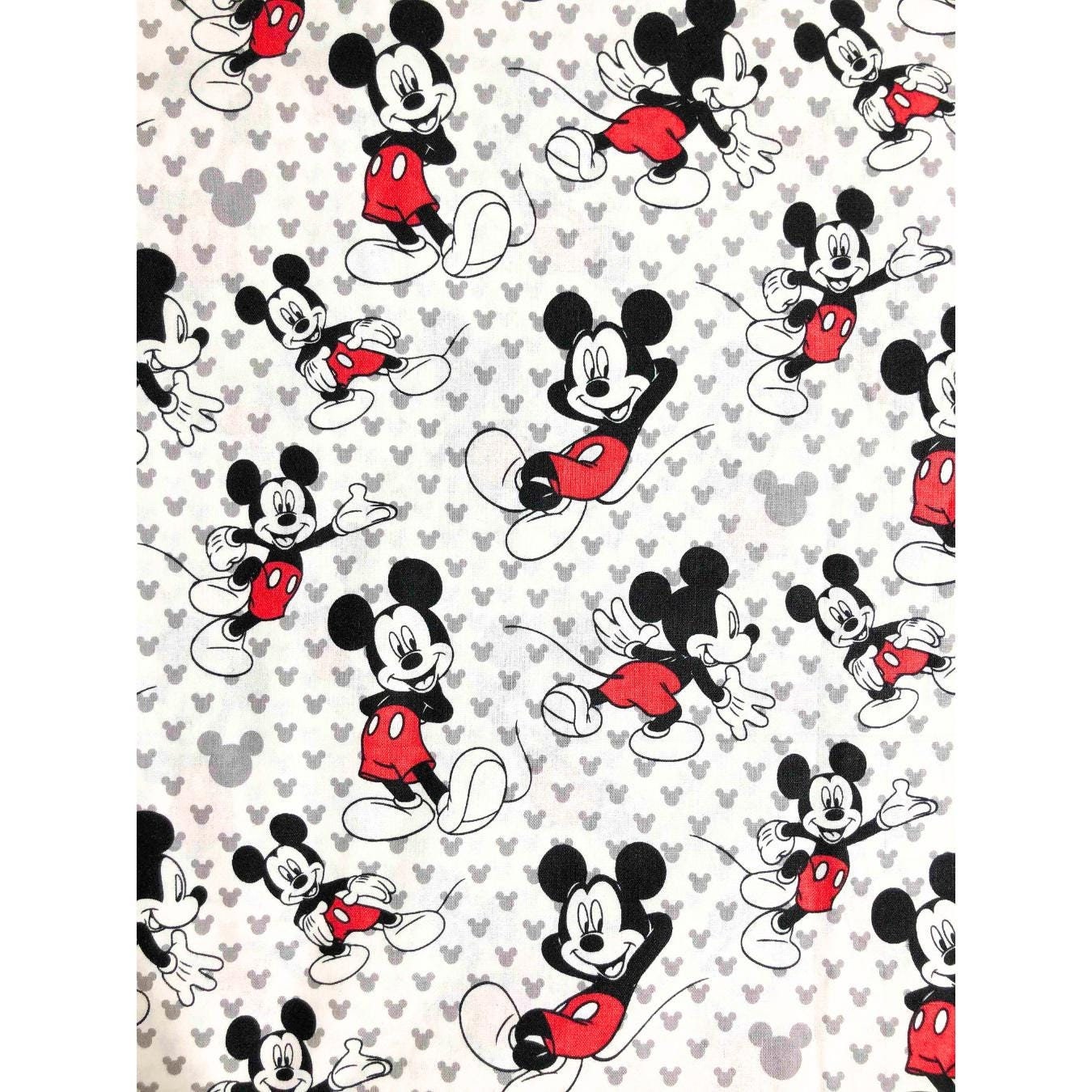 Licensed Disney Mickey Mouse Fabric 100% Cotton Fabric, Sewing, quilting fabric, fabric for kids, children's fabric, Disney fabric