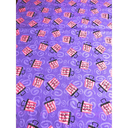 Born to Shop Fabric, quilting fabric, Sewing, crafting, Norm Lambert, Purple fabric, purses and pumps