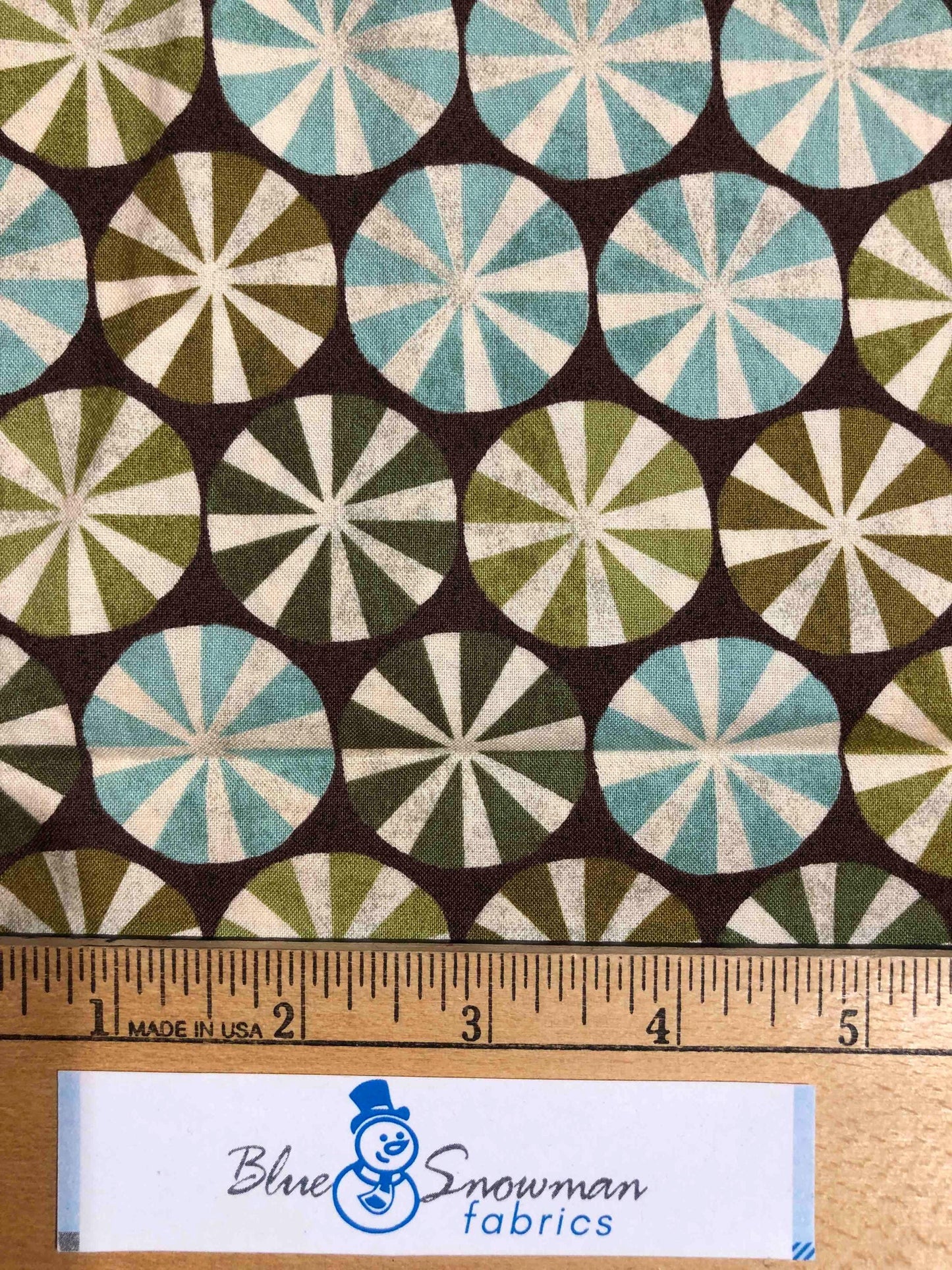 Moda Figgy Pudding Pattern #30185 Pinwheel Fabric, Vintage Fabric, Sewing, quilting fabric, 100% Cotton Fabric