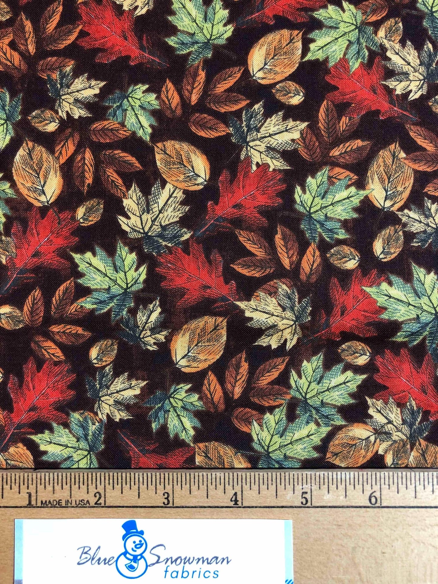 Fall  Leaves Fabric, 100% Cotton Fabric, Sewing, quilting fabric, autumn fabric, fall leaf, seasonal fabric