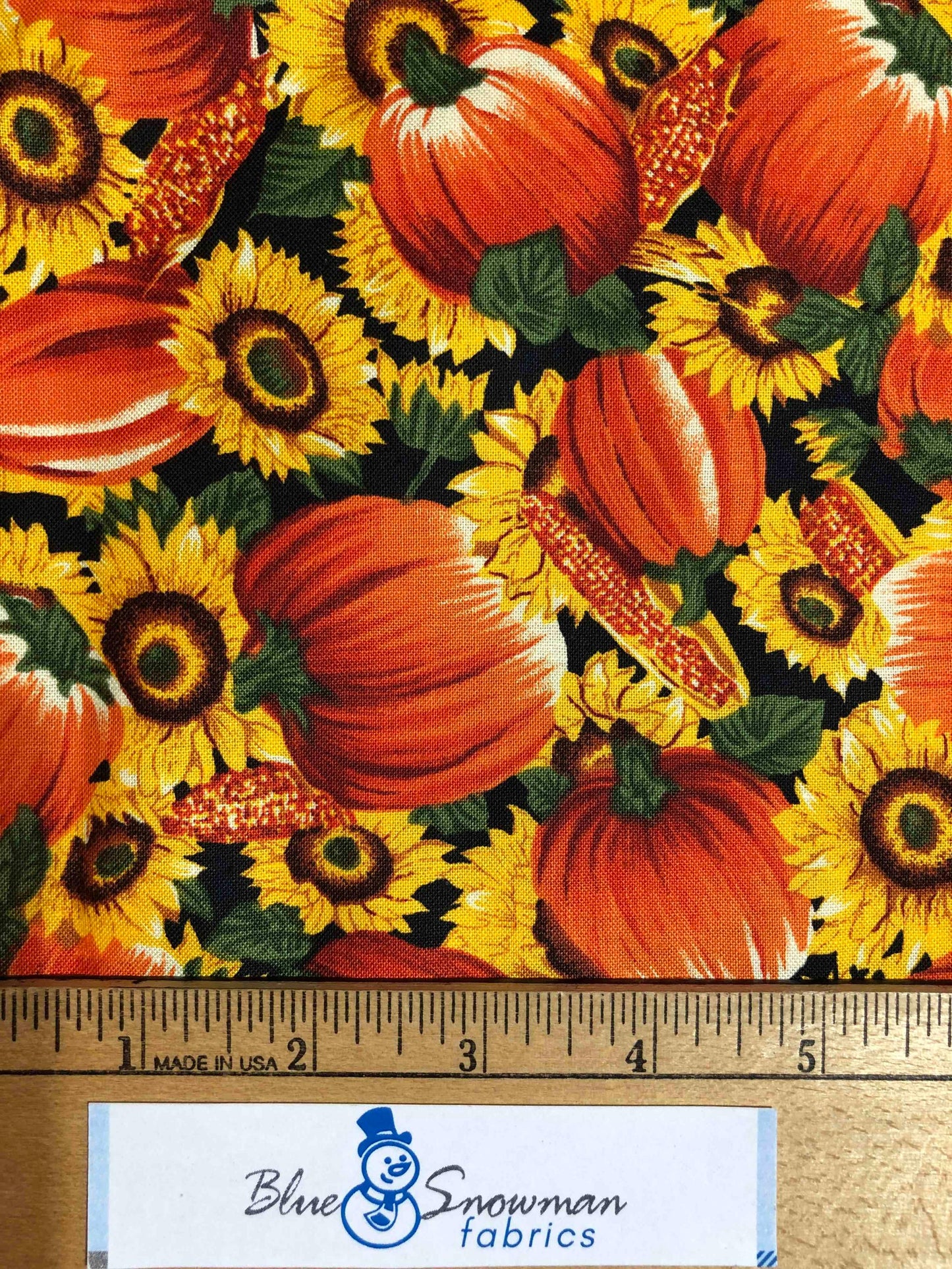 Robert Kaufman Pumpkin Patch Fabric 100% Cotton quilting fabric, Sewing, crafting, fall fabric print, sunflower, corn