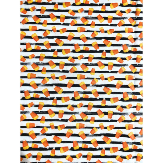 Halloween Candy Corn Stripe Fabric,Sewing, quilting, decor fabric, cotton fabric, Halloween fabric