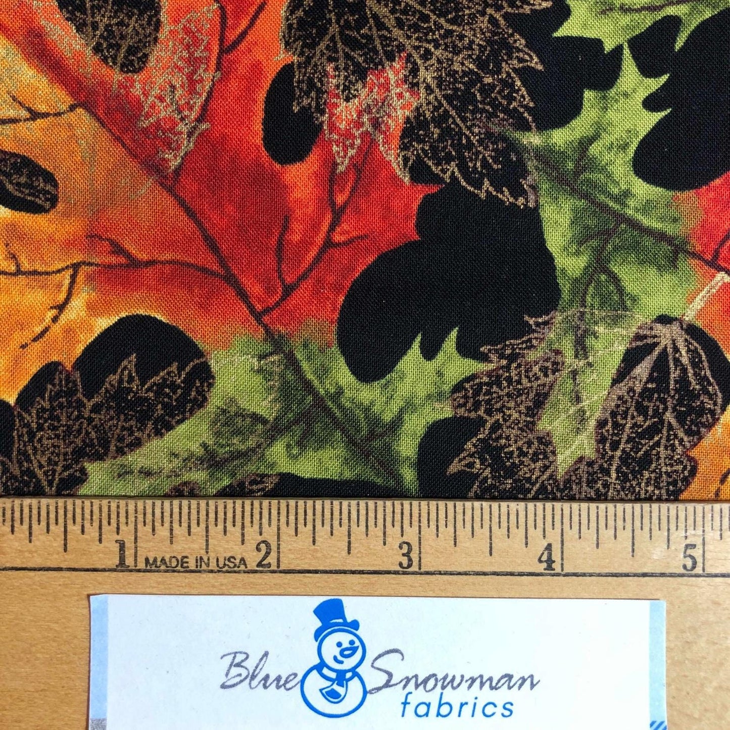 Autumn Leaves Fall Fabric,  100% Cotton Fabric, Sewing, quilting, metallic fabric,  autumn fabric, fall fabric, Springs Creative