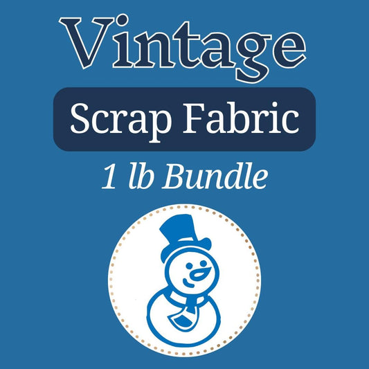 Vintage Scrap Fabric Bundle, Remnant Bundle, Fabric Grab Bag, Vintage Fabrics, Scrappy Quilt Fabric, craft fabric, Stash builder