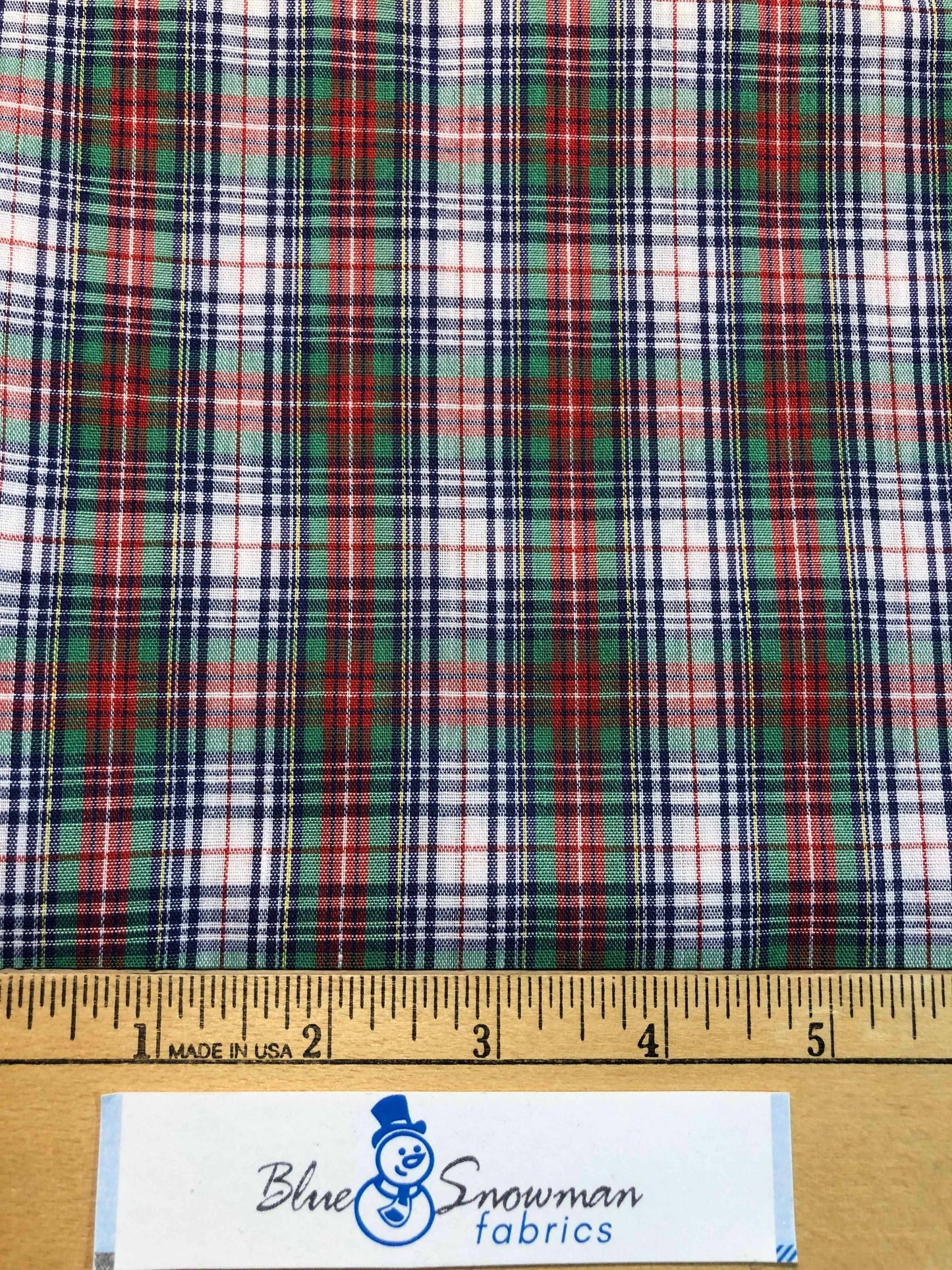 Red & Green Plaid Shirting Fabric by the Yard, apparel fabric, Sewing, crafting, lightweight fabric, fabric for men, Christmas plaid