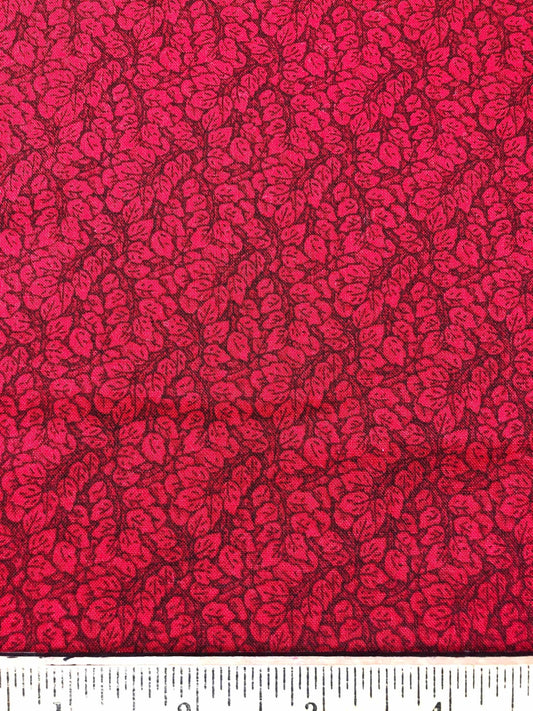 Beautiful Red Blender Fabric, sewing fabric, quilting, fabric by the half yard, 100% Cotton, red leaf fabric