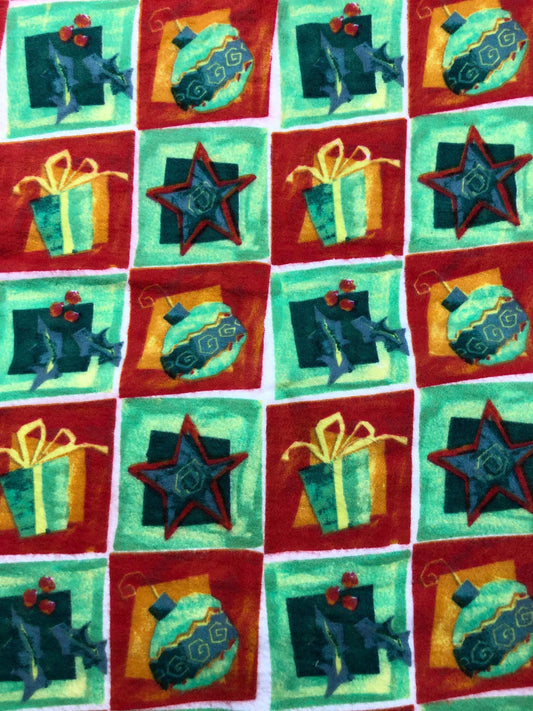 Christmas Flannel Fabric, sewing fabric, quilting, Springs Creative, red and green flannel