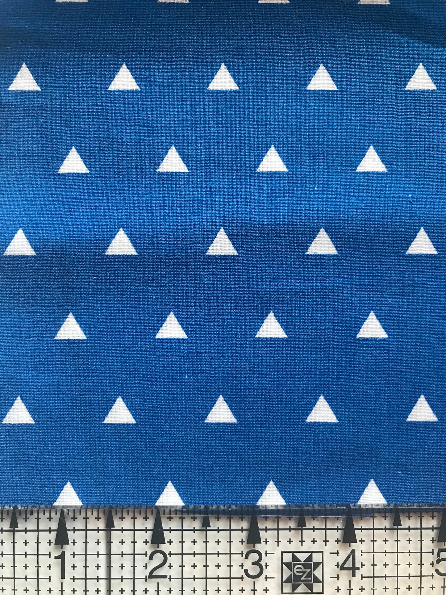 Blue with Triangles 100% Cotton Quilter's Showcase Fabric, quilting fabric, Sewing, Patriotic fabric, crafting, Royal blue, geometric shapes