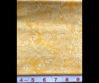 Yellow Quilting Fabric 100% Cotton, Summer Cottage, Gerri Robinson,  Quilting Fabric, sewing, Fabric by the Yard, sunny fabric