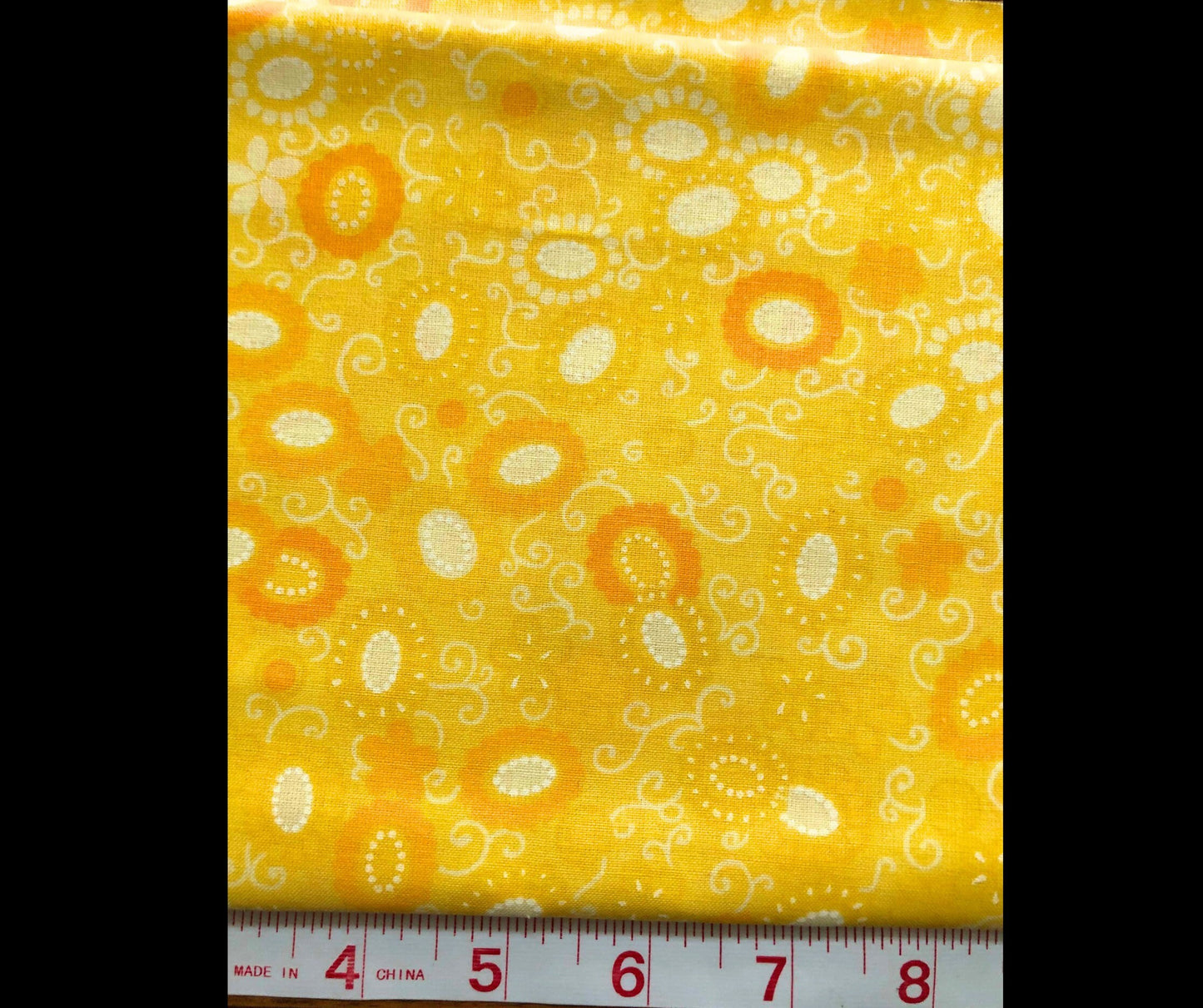 Yellow Quilting Fabric 100% Cotton, Summer Cottage, Gerri Robinson,  Quilting Fabric, sewing, Fabric by the Yard, sunny fabric